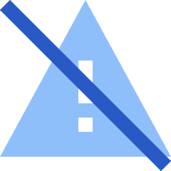 Warning Off Icon from Sharp Flat Set