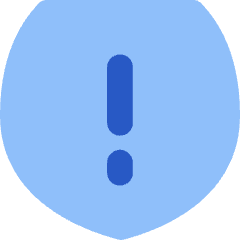 Warning Shield Icon from Flex Flat Set