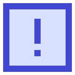 Warning Square Icon from Sharp Duo Set