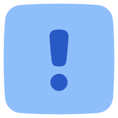 Warning Square Icon from Plump Flat Set
