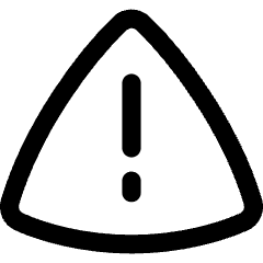 Warning Triangle Icon from Flex Line Set