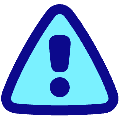 Warning Triangle Icon from Plump Pop Set