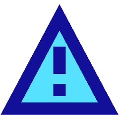 Warning Triangle Icon from Sharp Pop Set