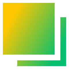 Align Back 1 Icon from Sharp Gradient Set