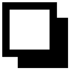 Align Back 1 Icon from Sharp Remix Set
