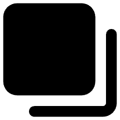 Align Back 1 Icon from Core Remix Set