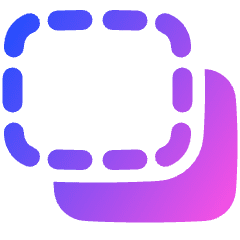 Align Back 2 Icon from Plump Gradient Set