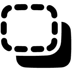 Align Back 2 Icon from Plump Solid Set