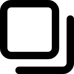 Align Back Icon from Micro Line Set
