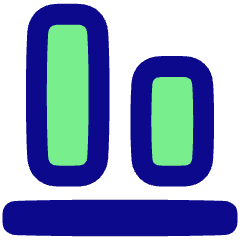 Align Bottom 1 Icon from Plump Pop Set