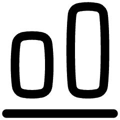 Align Bottom 1 Icon from Flex Line Set