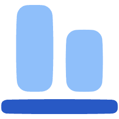 Align Bottom 1 Icon from Plump Flat Set