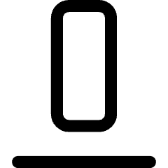 Align Bottom 2 Icon from Core Line Set