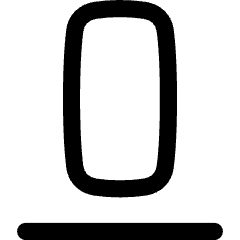 Align Bottom 2 Icon from Flex Line Set