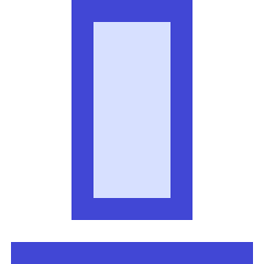 Align Bottom 2 Icon from Sharp Duo Set