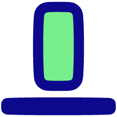 Align Bottom 2 Icon from Plump Pop Set