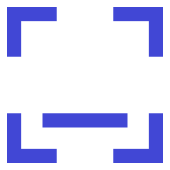 Align Bottom Frame Icon from Sharp Duo Set