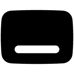 Align Bottom Horizontal Icon from Plump Solid Set