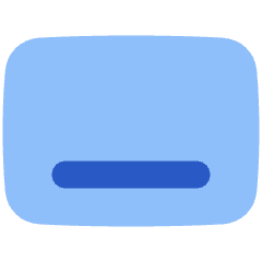 Align Bottom Horizontal Icon from Plump Flat Set