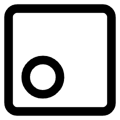 Align Bottom Left Circle Icon from Core Line Set