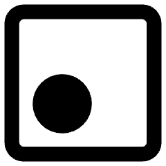 Align Bottom Left Circle Icon from Core Remix Set