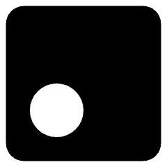 Align Bottom Left Circle Icon from Core Solid Set