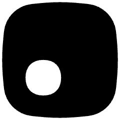Align Bottom Left Circle Icon from Flex Solid Set