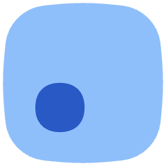 Align Bottom Left Circle Icon from Flex Flat Set
