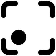 Align Bottom Left Frame Circle Icon from Plump Remix Set