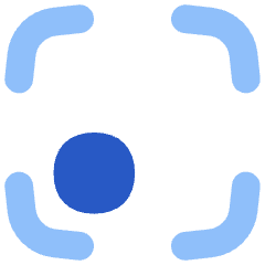 Align Bottom Left Frame Circle Icon from Flex Flat Set