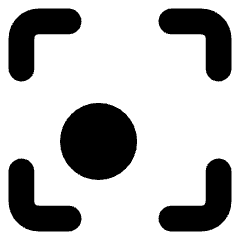 Align Bottom Left Frame Circle Icon from Core Solid Set