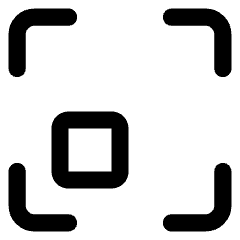 Align Bottom Left Frame Square Icon from Core Line Set