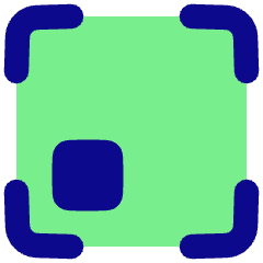 Align Bottom Left Frame Square Icon from Plump Pop Set