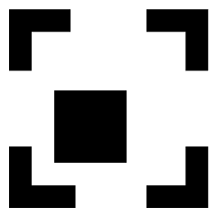Align Bottom Left Frame Square Icon from Sharp Solid Set
