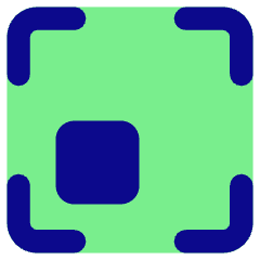 Align Bottom Left Frame Square Icon from Core Pop Set