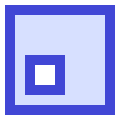 Align Bottom Left Square Icon from Sharp Duo Set