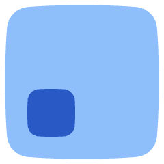 Align Bottom Left Square Icon from Plump Flat Set