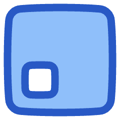 Align Bottom Left Square Icon from Plump Duo Set