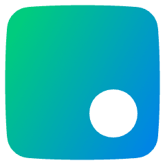 Align Bottom Right Circle Icon from Plump Gradient Set