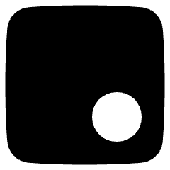 Align Bottom Right Circle Icon from Plump Solid Set