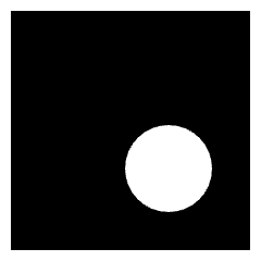 Align Bottom Right Circle Icon from Sharp Solid Set