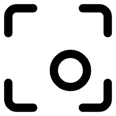 Align Bottom Right Frame Circle Icon from Core Line Set