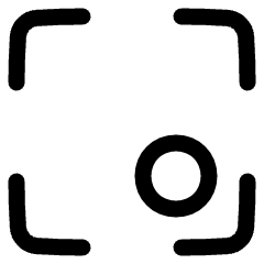 Align Bottom Right Frame Circle Icon from Plump Line Set