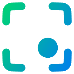 Align Bottom Right Frame Circle Icon from Plump Gradient Set