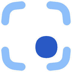 Align Bottom Right Frame Circle Icon from Flex Flat Set
