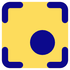 Align Bottom Right Frame Circle Icon from Core Pop Set