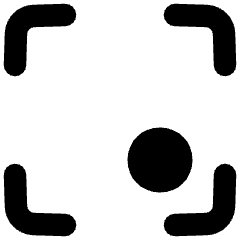 Align Bottom Right Frame Circle Icon from Plump Remix Set