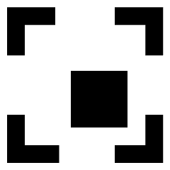 Align Bottom Right Frame Square Icon from Sharp Solid Set