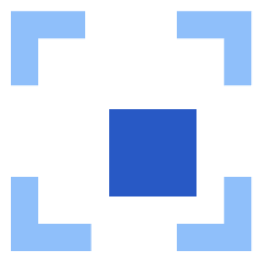 Align Bottom Right Frame Square Icon from Sharp Flat Set