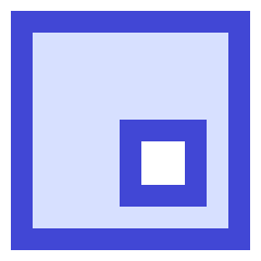 Align Bottom Right Square Icon from Sharp Duo Set